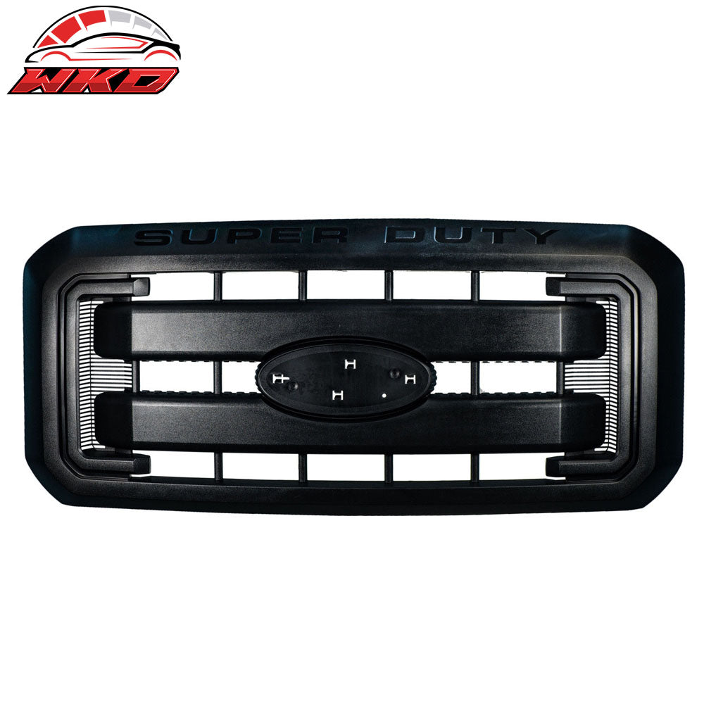 Fits 11-16 Ford F250 F350 F450 F550 Super Duty Grille Overlay Cover Chrome 4PC