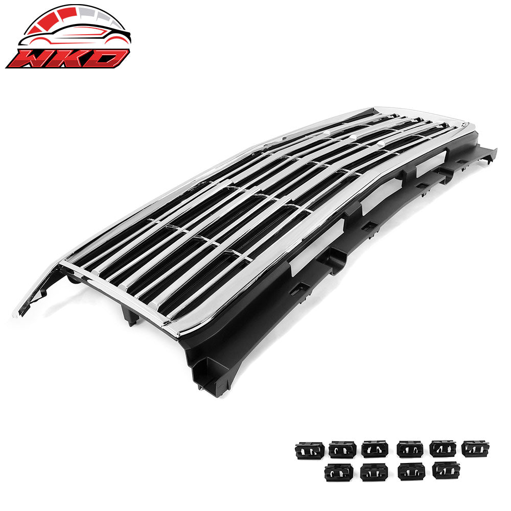 Fits 15-19 Chevy Silverado 2500 3500 Front Grille Chrome - ABS