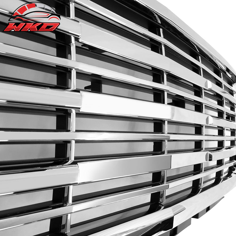 Fits 15-19 Chevy Silverado 2500 3500 Front Grille Chrome - ABS