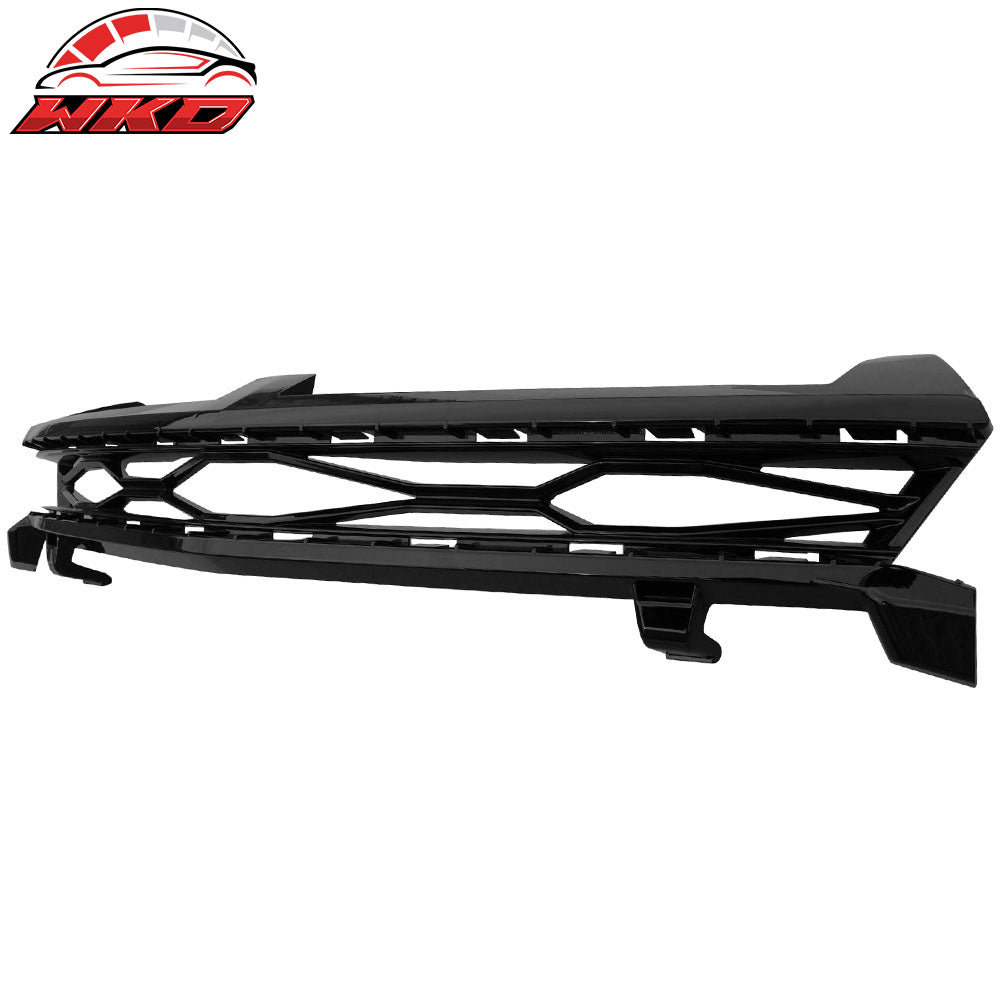 Fits 16-24 Chevy Camaro 2Dr ZL1 Style Unpainted Black Upper Grille - ABS