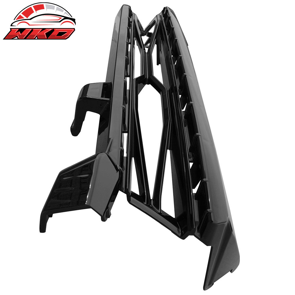 Fits 16-24 Chevy Camaro 2Dr ZL1 Style Unpainted Black Upper Grille - ABS