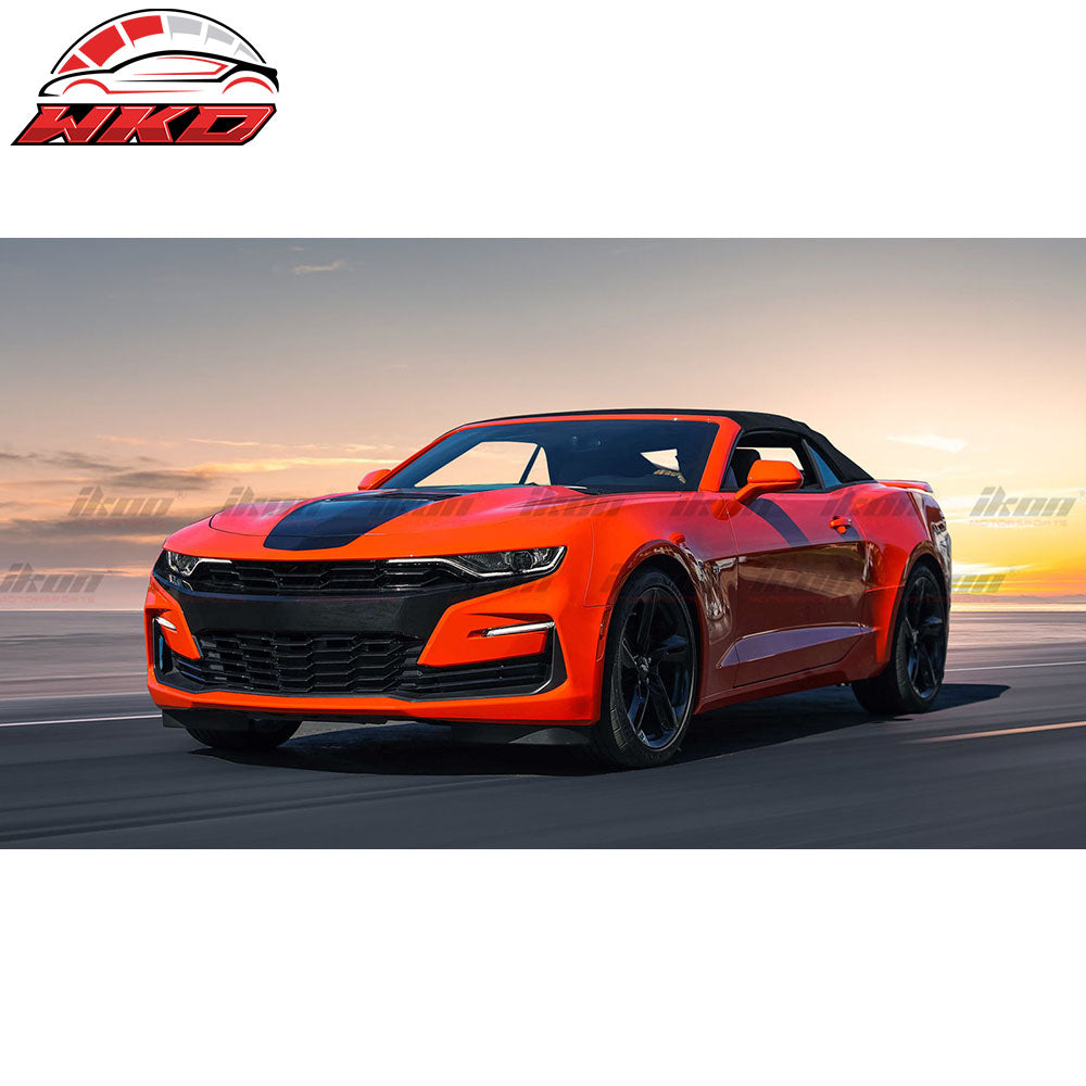 Fits 19-24 Chevy Camaro SS OE Style Front Bumper Upper Grille Grill Guard ABS