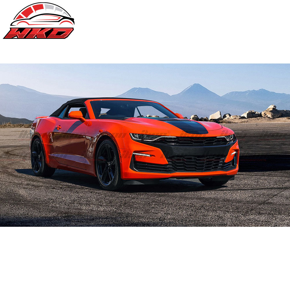 Fits 19-24 Chevy Camaro SS OE Style Front Bumper Upper Grille Grill Guard ABS