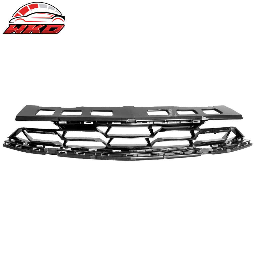 Fits 19-24 Chevy Camaro SS OE Style Front Bumper Upper Grille Grill Guard ABS
