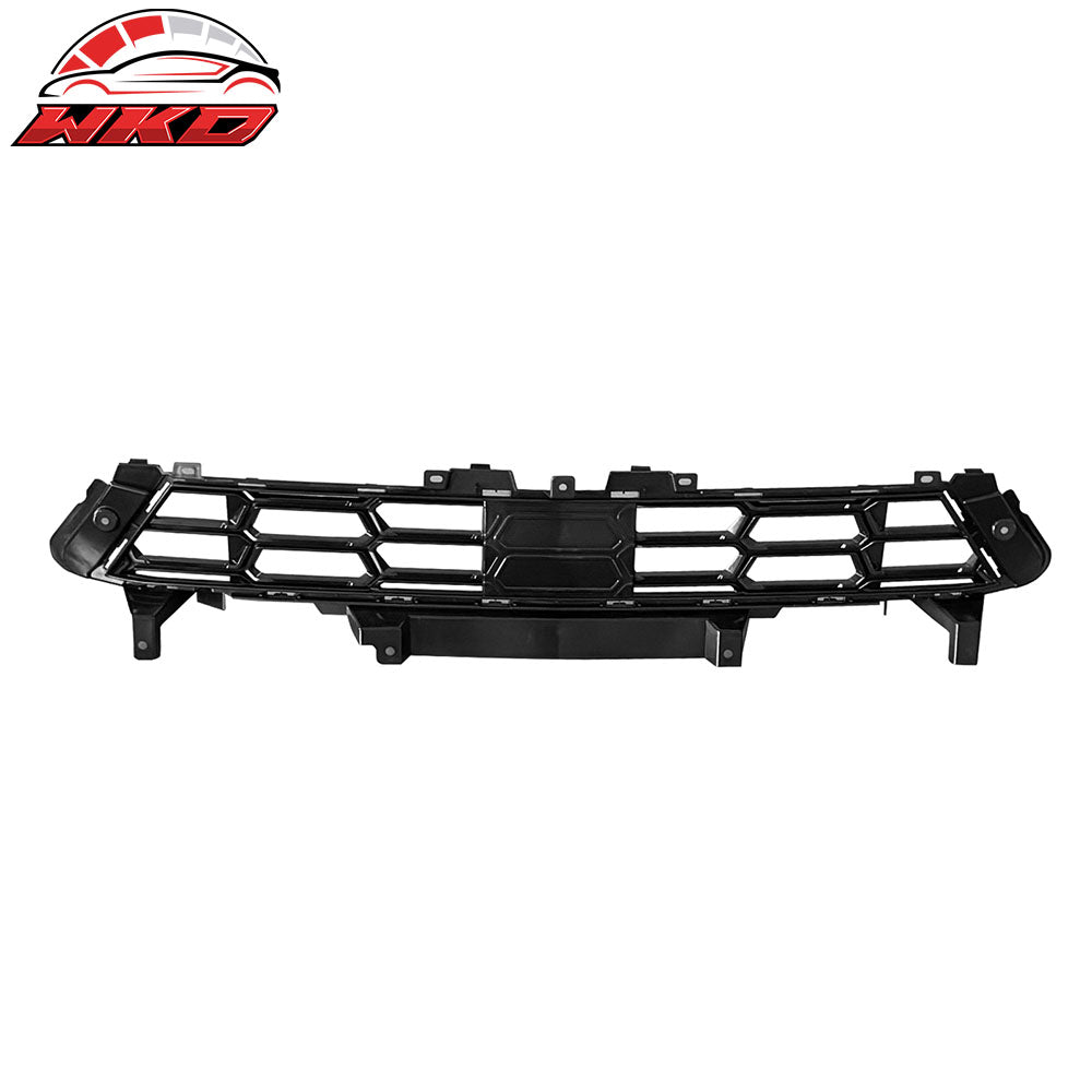 Fits 24-26 Ford Mustang Dark Horse Style ABS Front Bumper Hood Lower Mesh Grille