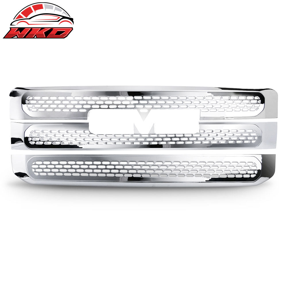 2013-16 GMC Acadia Tape On Grille Overlay 3 Bar Front Grill Cover Chrome | Wholesale