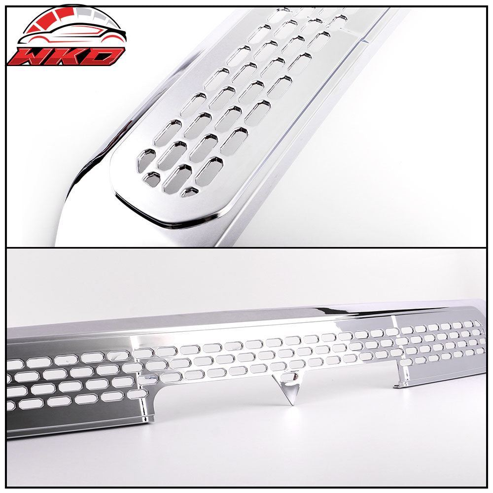 Fits 13-16 GMC Acadia Tape On Grille Overlay 3 Bar Front Grill Cover Chrome