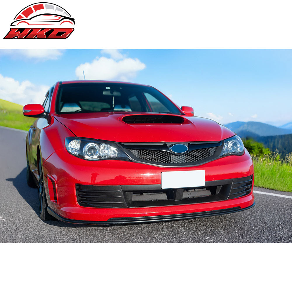 Fits 08-10 Subaru Impreza WRX Hatchback OE Style Front Grille Carbon Fiber Print