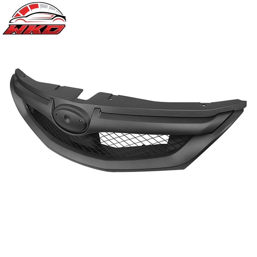 Fits 08-10 Subaru Impreza WRX Hatchback OE Style Front Bumper Grille Matte Black