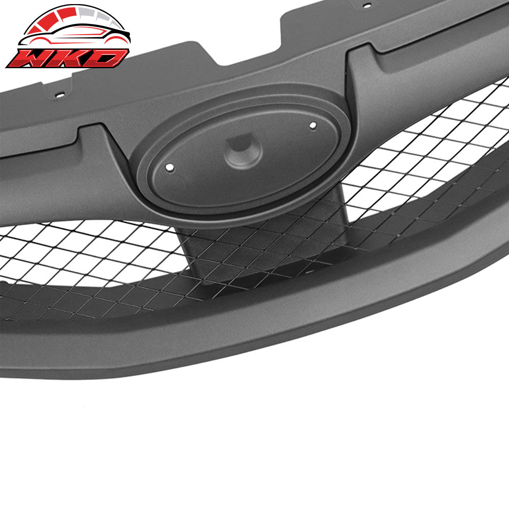 Fits 08-10 Subaru Impreza WRX Hatchback OE Style Front Bumper Grille Matte Black
