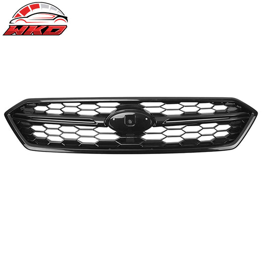 2018-21 Subaru WRX Sedan STI Style Front Bumper Upper Grille Gloss Black ABS | Wholesale