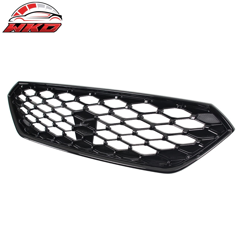 2022-26 Subaru WRX 4DR JMD 2 Style Front Bumper Upper Grille ABS Gloss Black | Wholesale