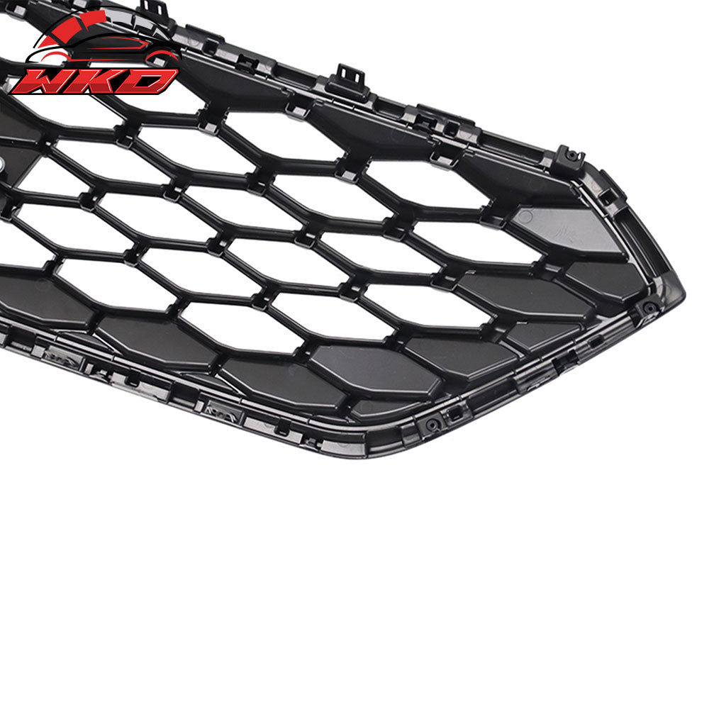 Fits 22-25 Subaru WRX 4DR JMD 2 Style Front Bumper Upper Grille ABS Gloss Black