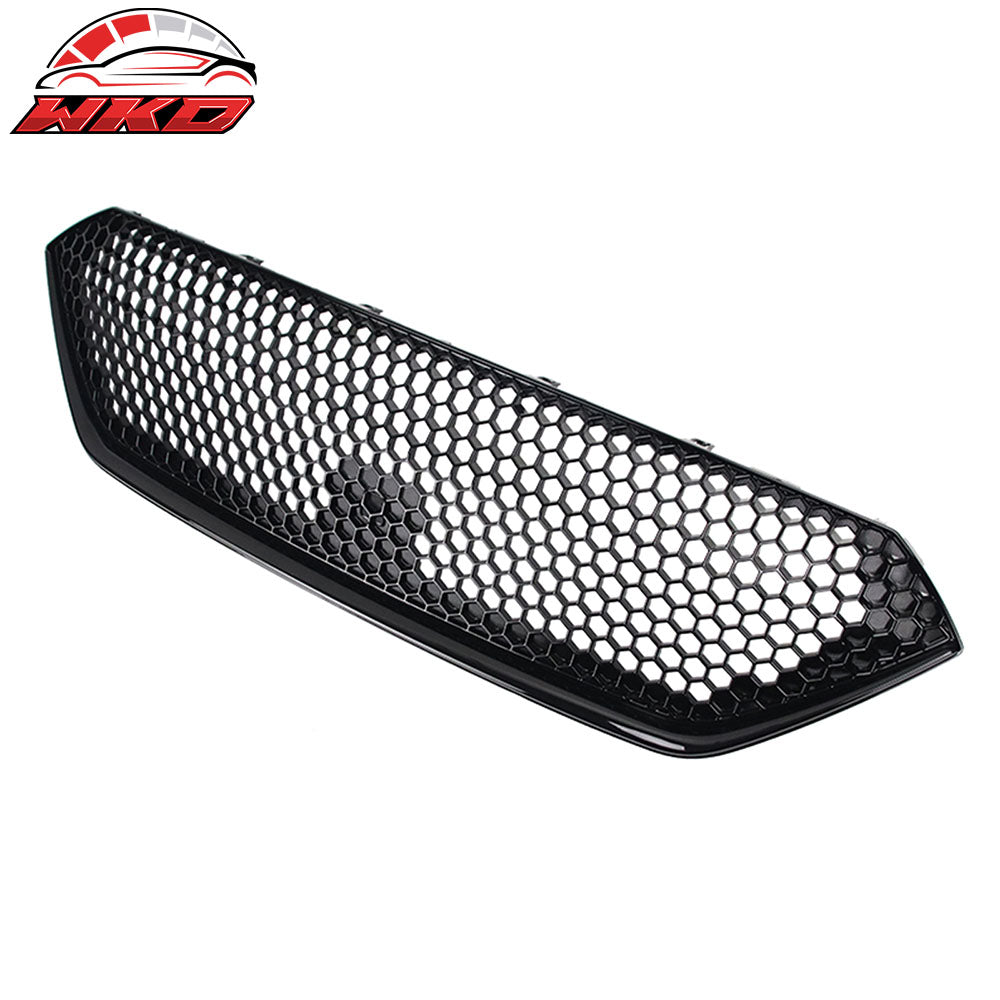 Fits 22-25 Subaru WRX 4DR Sport Style Front Bumper Upper Grille ABS Gloss Black