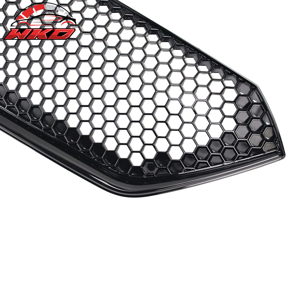 Fits 22-25 Subaru WRX 4DR Sport Style Front Bumper Upper Grille ABS Gloss Black