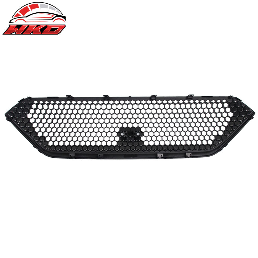 Fits 22-25 Subaru WRX 4DR Sport Style Front Bumper Upper Grille ABS Gloss Black