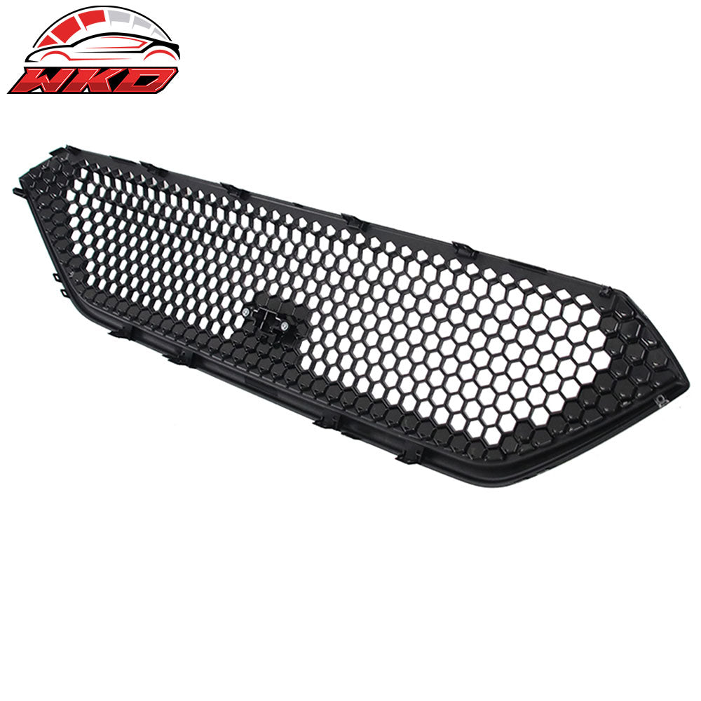 Fits 22-25 Subaru WRX 4DR Sport Style Front Bumper Upper Grille ABS Gloss Black