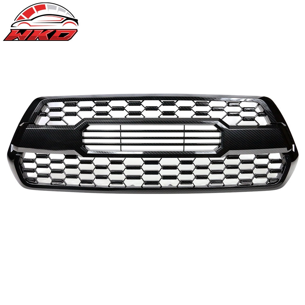 Wholesale 16-23 Toyota Tacoma Front Hood Bumper Grille Mesh Insert Carbon Print