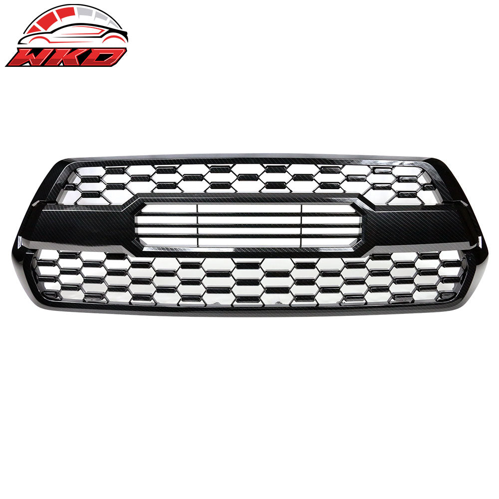 Wholesale 16-23 Toyota Tacoma Front Hood Bumper Grille Mesh Insert Carbon Print