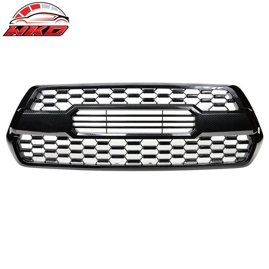 Wholesale 16-23 Toyota Tacoma Front Hood Bumper Grille Mesh Insert Carbon Print
