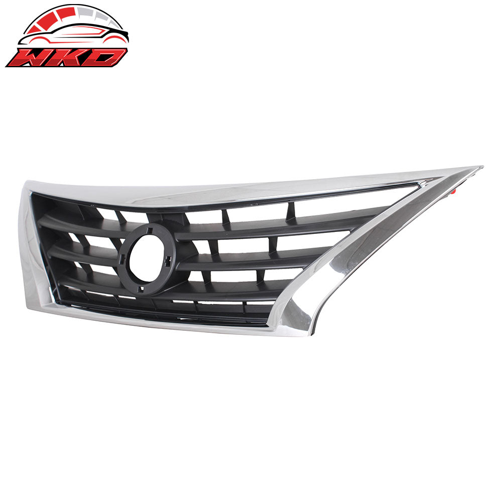 Fits 15-19 Nissan Versa ABS OE Style Front Bumper Upper Grille Hood Grill Cover