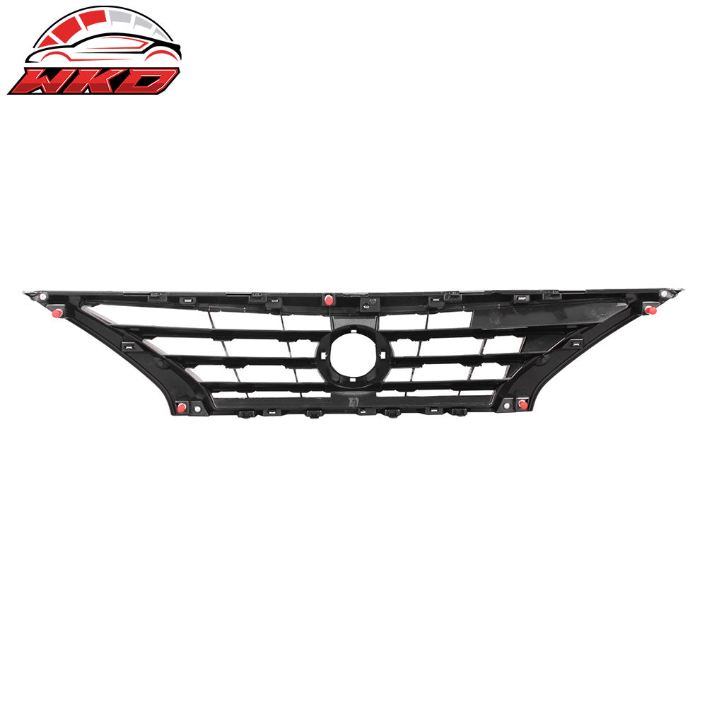 Fits 15-19 Nissan Versa ABS OE Style Front Bumper Upper Grille Hood Grill Cover