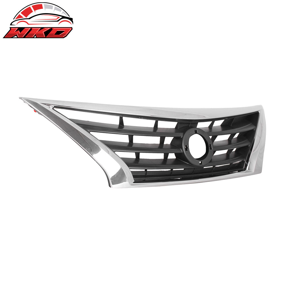 Fits 15-19 Nissan Versa ABS OE Style Front Bumper Upper Grille Hood Grill Cover
