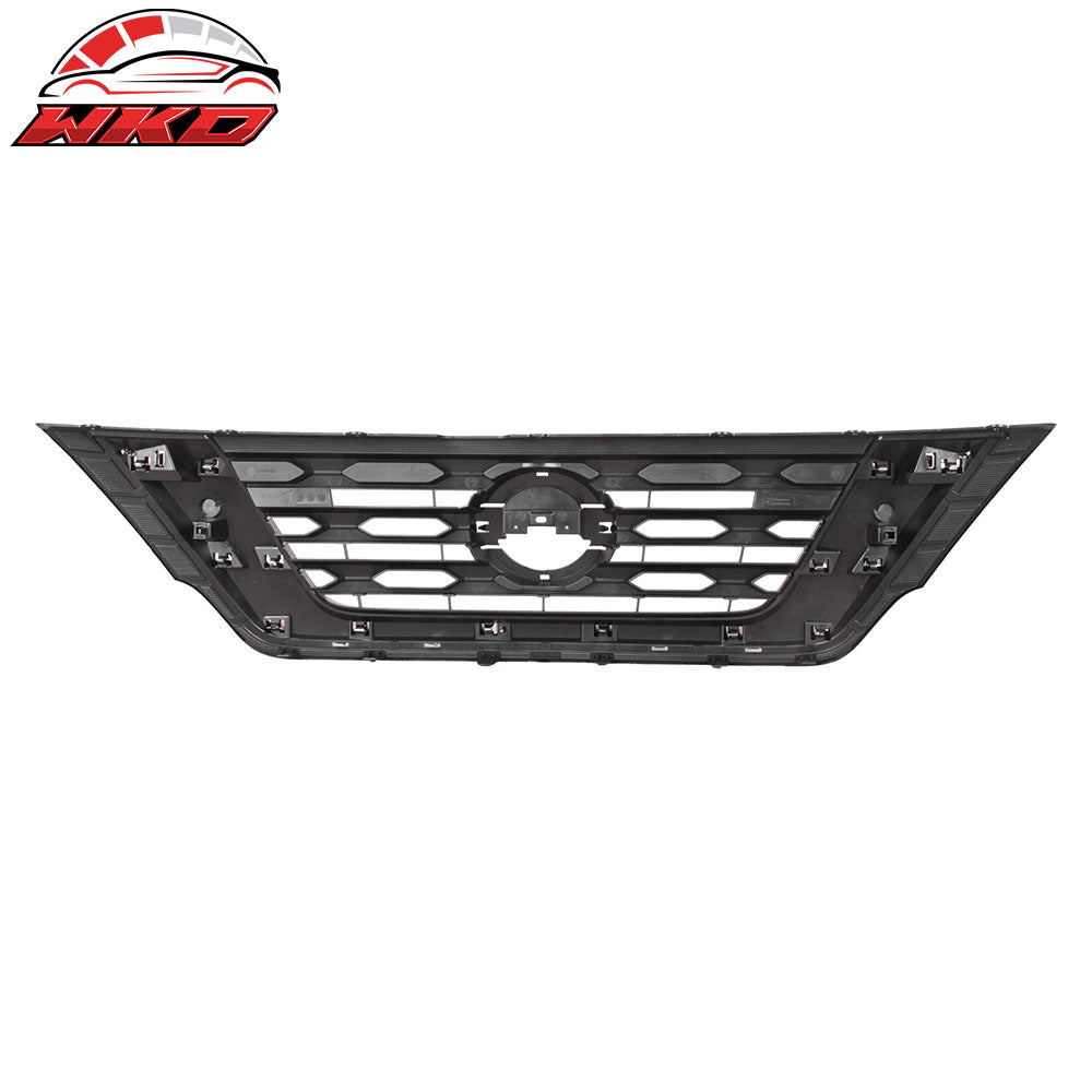 Fits 17-20 Nissan Pathfinder ABS Front Bumper Hood Upper Grille Cover - OE Style
