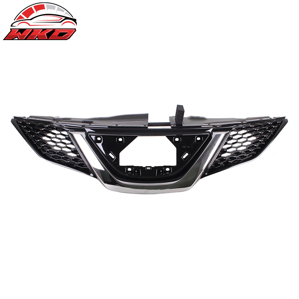 2018-19 Nissan Rogue OE Style Front Bumper Upper Grille Hood Grill Cover ABS | Wholesale