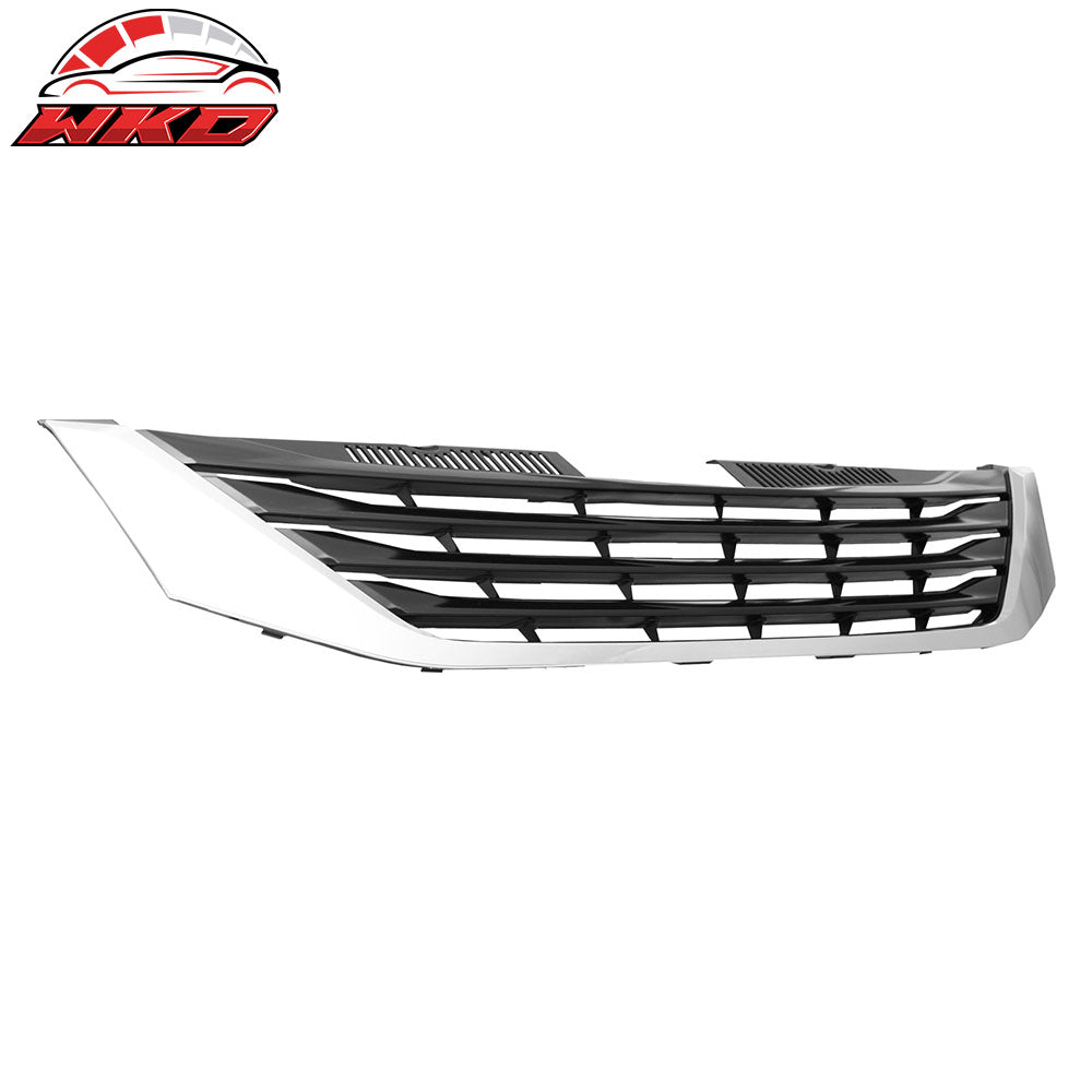Fits 11-14 Toyota Sienna LE OE Style Front Bumper Upper Grille Cover Chrome ABS