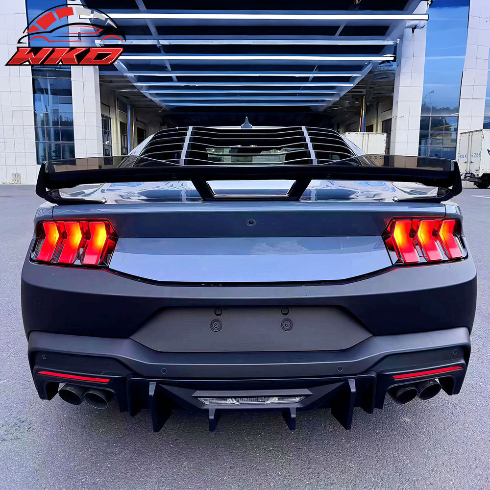 Fits 24-26 Ford Mustang Dark Horse Handling Package Style Smoke Gurney Glap PC