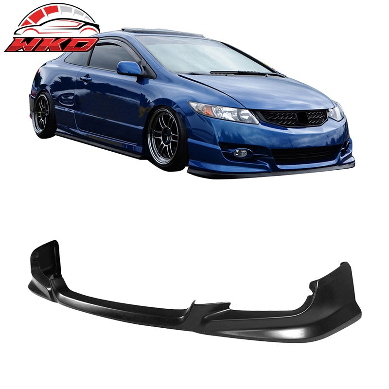 Wholesale HF-P Style PU Front Bumper Lip Spoiler for 2009-2011 Honda Civic Coupe