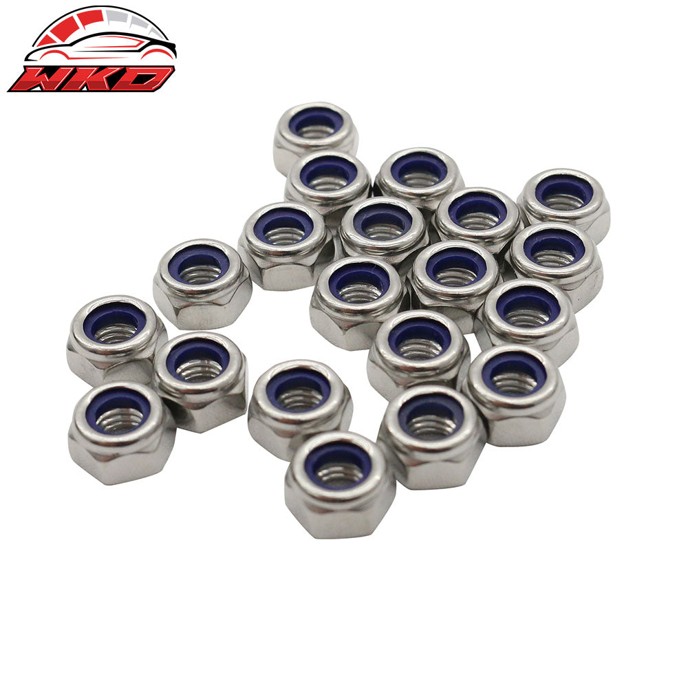 Front Splitter Lip Side Skirt Extension Hardware Kit M6 Bolts Nuts Washers Drill