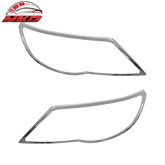 09-11 VW Tiguan Chrome Head Light Bezel Frame Left Right Covers 2PCS ABS | Wholesale