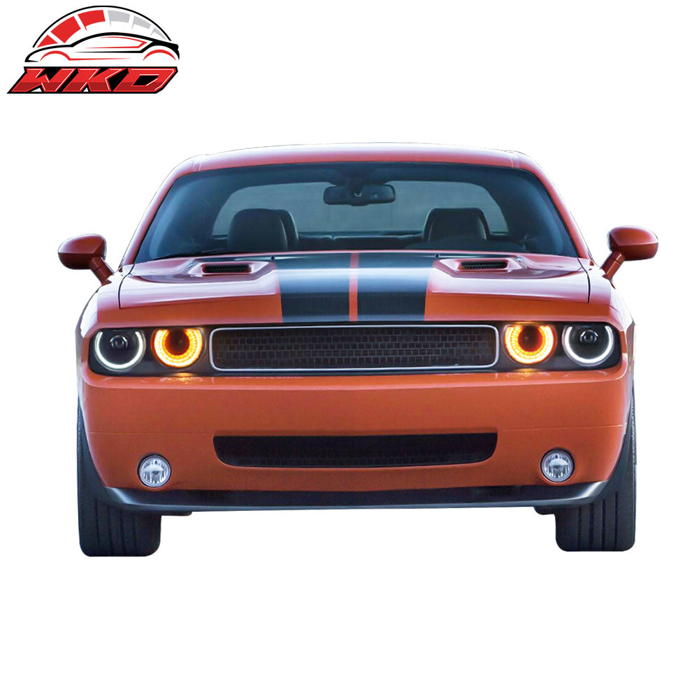 Fits 08-14 Dodge Challenger Projector Headlights with Sequentail Dual Beam Pair