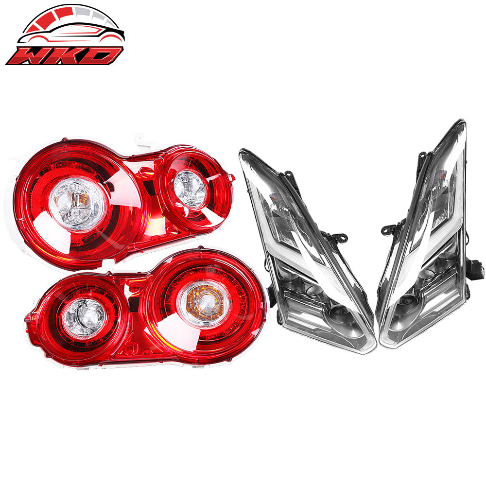 2009-24 Nissan GTR R35 OE Factory Style LED Headlights + Brake Tail Light 4PC | Wholesale