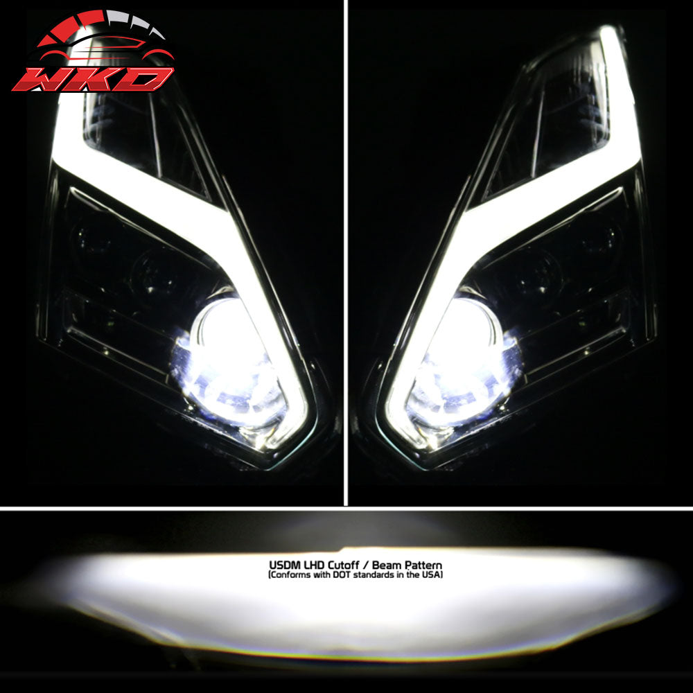 Fits 09-24 Nissan GTR R35 OE Factory Style LED Headlights + Brake Tail Light 4PC