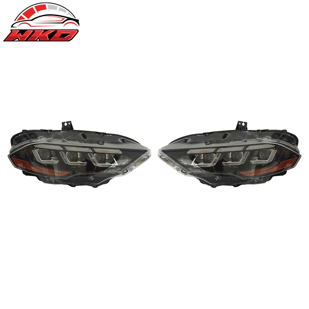 18-23 Ford Mustang EcoBoost V6 GT 2024 Style LED Headlights Lamp Pair | Wholesale