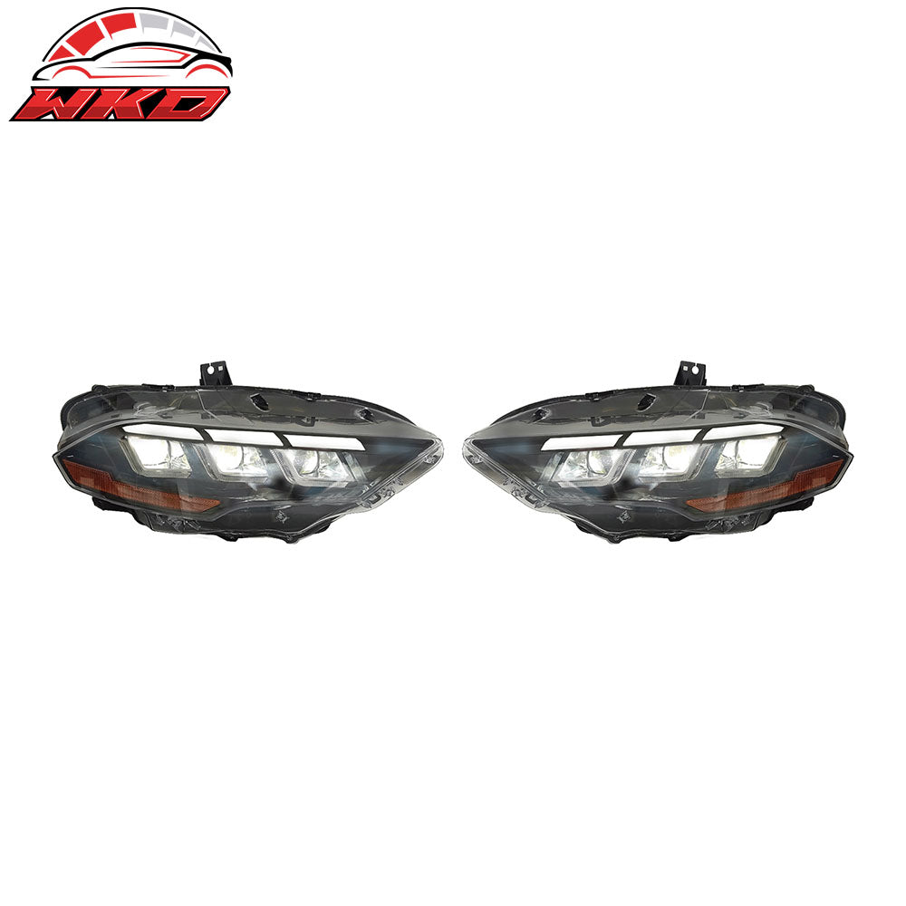Fits 18-23 Ford Mustang EcoBoost V6 GT 2024 Style LED Headlights Lamp Pair