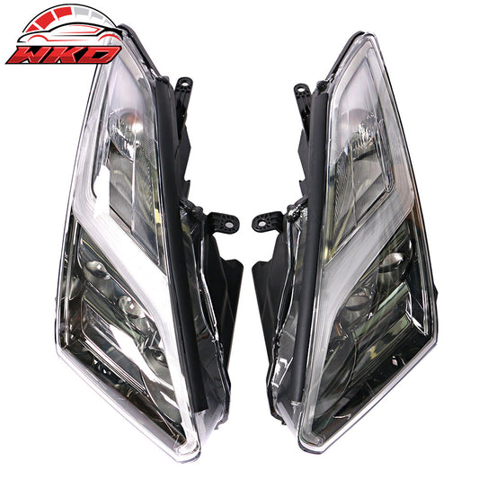 2009-24 Nissan R35 GTR GT-R LED DRL Headlights Upgrade 2009-16 to 17+ Head Lamp | Wholesale