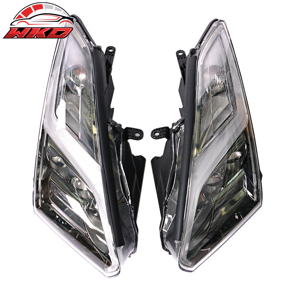 2009-24 Nissan R35 GTR GT-R LED DRL Headlights Upgrade 2009-16 to 17+ Head Lamp | Wholesale
