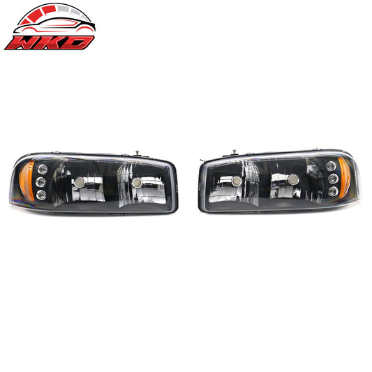 1999-06 GMC Sierra 2000-06 Yukon 1500 Front Headlights Head Light Lamp Assembly | Wholesale