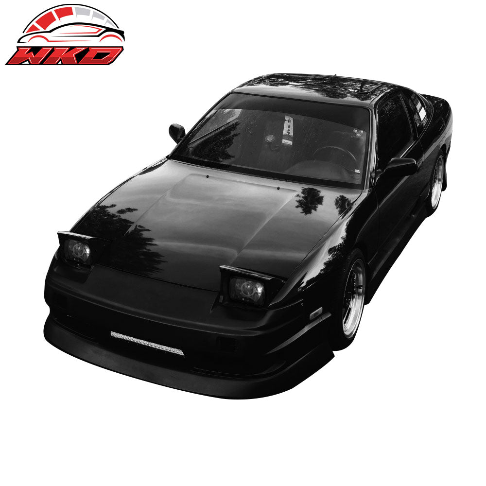 Universal Chrome 7X6 Square H4 Diamond Projector Headlights Left Right