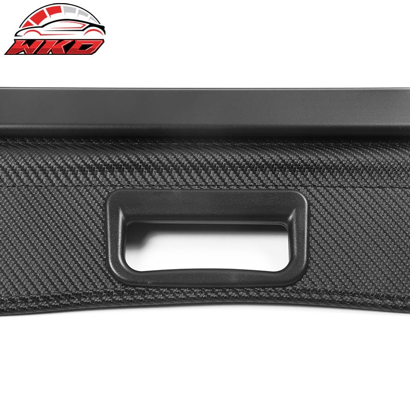 For 20-26 Highlander Trunk Mat + Backrest Mat + Carbon Fiber Texture Cargo Cover