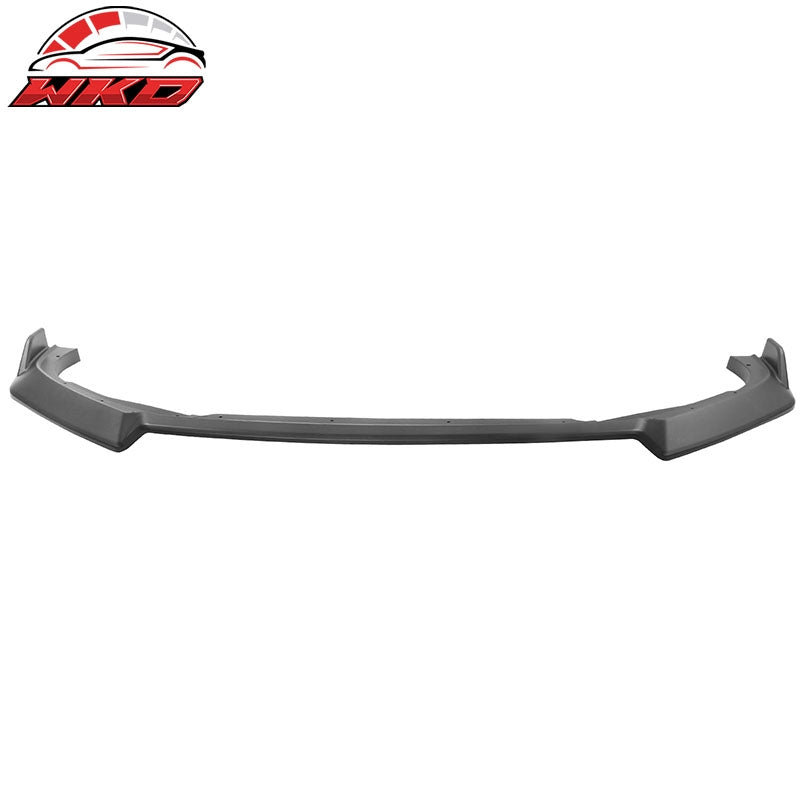 Fits 18-20 Honda Accord 10th IKON V3 Style Matte Black Front Bumper Lip PP 3PC
