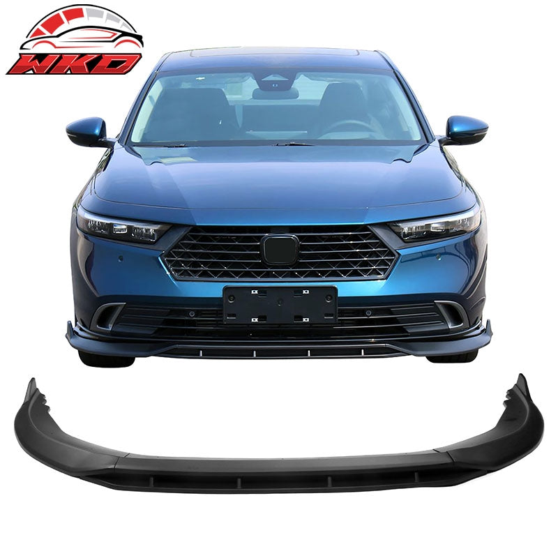 Wholesale 23-26 Honda Accord 11th IKON V1 Style Matte Black Front Bumper Lip PP 4PCS