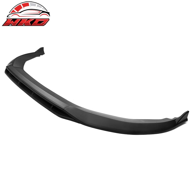 Fits 23-26 Honda Accord 11th IKON V1 Style Matte Black Front Bumper Lip PP 4PCS