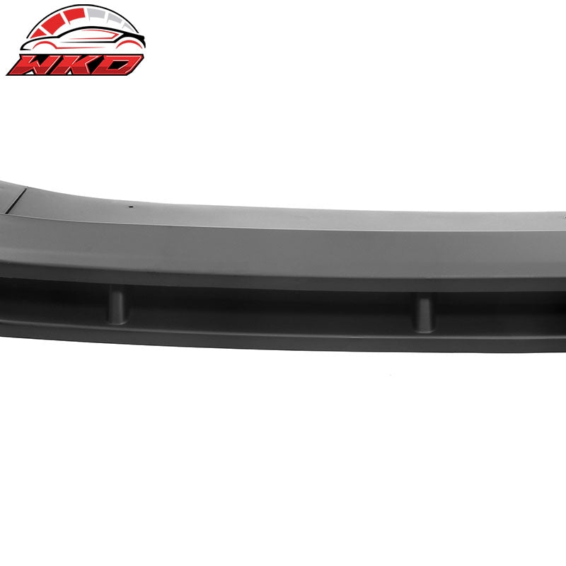 Fits 23-26 Honda Accord 11th IKON V1 Style Matte Black Front Bumper Lip PP 4PCS