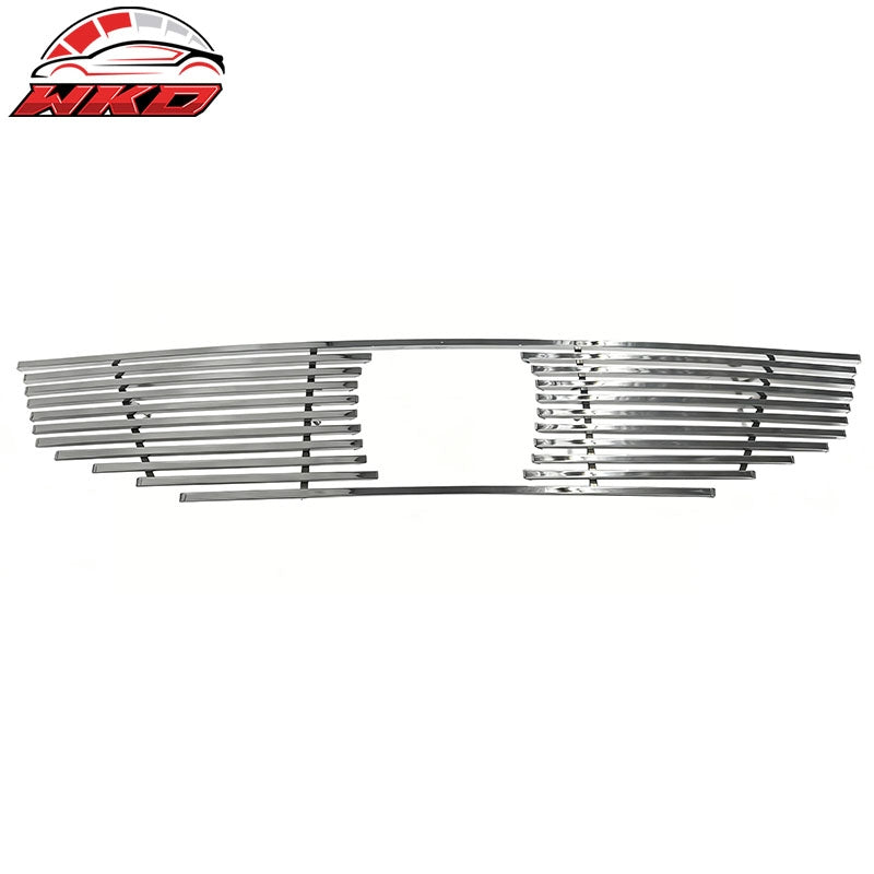 Fits 2008-2010 Honda Accord 2DR Chrome Billet Front Upper Grille Stainless Steel