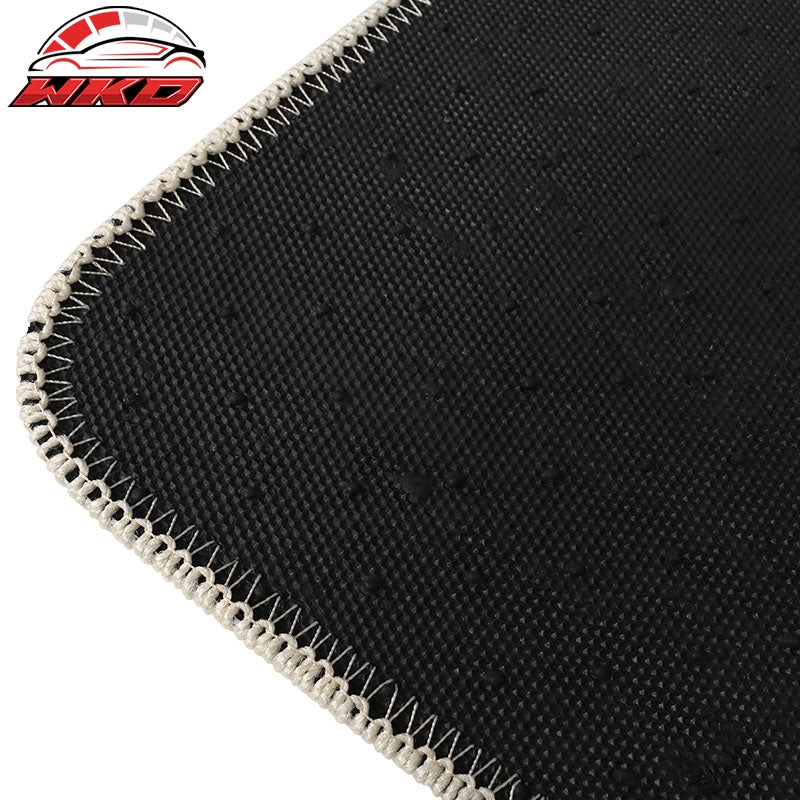 Fits 13-17 Honda Accord 4DR Floor Mats Liner Front Rear Nylon Beige Carpets 4PCS